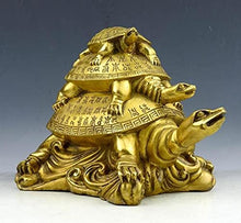 A1DFDFGOQSFG Pure Copper Three-Generation Tortoise AccessoriesHome Garden Home Garden (Color : 20.5x16x17cm) (11x6.5x8.3cm)