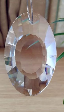 50pcs/lot 76mm Clear Lighting Suncatcher Hanging Prisms Crystal Pendants For Chandelier Parts Decoration