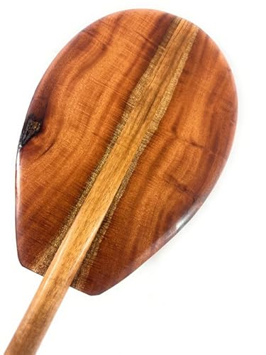 Tikimaster AAA Curly Koa Outrigger Paddle 60 Inch Steersman Made in Hawaii
