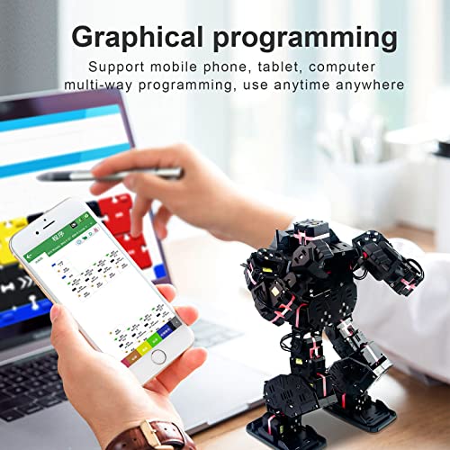 XiaoR Geek Humanoid Smart Robot Programmable RC Black