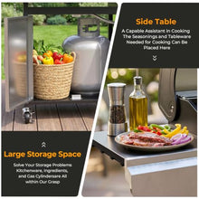 Kismile 4 Burner Propane Grill with Side Burner, 42,000 BTU