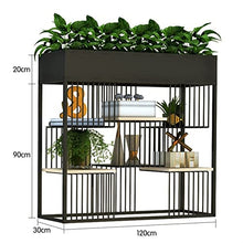 Flower Stand,Multifunctional Storage Shelf Display Rack Storage Shelf,Multi-Layer Flower Pot Stand Balcony Floor,for Indoor Balcony Study Living Room (Size : 12030110cm) ()
