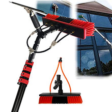 18FT-36FT Hydro Telescopic Brush, Window Cleaning Rod, Extendable for Cleaning Conservatory Roofs, Cleaning Photovoltaic and Solar Panels。,35cmbrushhead-3.6M/12FT