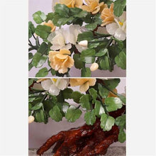 YXIANG56Q Fake Plants Artificial Bonsai Tree Fake Jade Carving Crafts for Desk Table Office Bonsai Tree