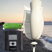 ZHOZHUT 3KW Wind Turbine Generator Kit 12V / 24V / 48V Windmill Generator with Controller and Unloader, High Efficiency Vertical Magnetic Levitation Wind Turbine for Boats, Terraces, Cabins,3000w,48V