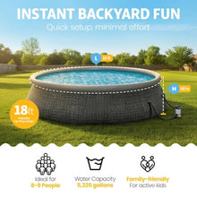 18' x 48" Round Outdoor Above Ground Pool