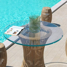 Dulles Glass 48 inch Round Glass Table Top - Tempered - 1/2" Thick Glass Surface, Safe Beveled Edge, Multipurpose for Dining Table, Patio, Coffee and End Table
