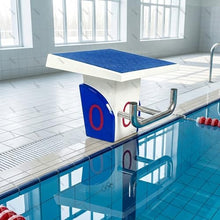 DUXMM Non‑Slip Diving Platform Load 330lbs, Swimming Pool Diving Board with Stainless Steel Base, Skid Resistants Rubber Surface & Handle, for Competition Training, Indoor Outdoor Pools