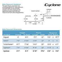 S.R. Smith Cyclone Right Curve Pool Slide Gray Granite