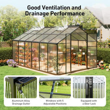 10x12 FT Greenhouse with Hygrometer, Windproof UV Protection Green Houses