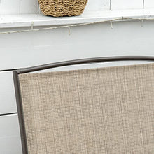 Kaimei Outdoor Glider Loveseat with Table, Metal Patio Bench for 2 People, Breathable Mesh Seats, Backyard Porch Seating
