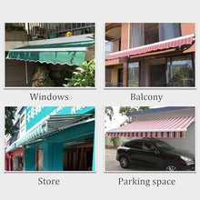 Replacement Fabric for Retractable Patio Awning (only Fabric) Sol Shade Window Window Window of The Canopy Dosel of The Waterproof Polyester Umbrella