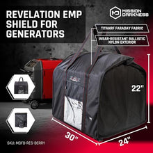 Mission Darkness Revelation EMP Armor for Generators & Extra-Large Electronics (Berry Compliant Version) // Military-Grade Faraday Bag for Digital Forensics EMP CME Solar Flare Protection