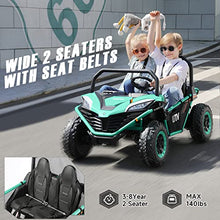 ELEMARA 2 Seater Electric Off-Road Truck for Kids Mint Green