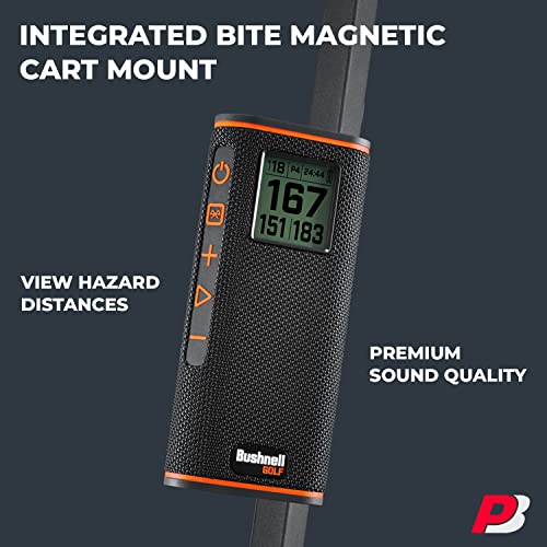 PlayBetter Bushnell Wingman View Golf Speaker Bundle Wingman View & Protective Pouch Wingman View