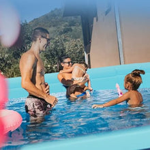 TQQEPOOL Foldable Non-Inflatable Kids' and Adults' Outdoor Swimming Pool,Portable Outside Swimming Pool, Kid Pool for Backyard Dog Pools(Size:2.1m)