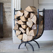 TBLOTYD Heavy Duty Steel Firewood Rack for Outdoor Fireside Storage and Lumber Organization