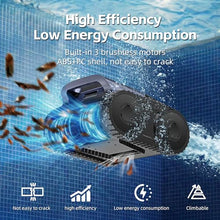 Pool Vacuum for Inground Pool & Above Ground Pool, Cordless Pool Cleaner with Smart Navigation, Self-Parking, LED Indicator, Wall&Waterline Cleaning Pool Robot up to 2150 Sq.ft