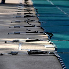 ERRULAN Pool Safety Covers 30ft/22ft/18ft/10ft/8ft/5ft, Heavy Duty Pool Leaf Net Cover Inground Pools, Stitched/Reinforced Edges/Thicken Mesh PP Woven Fabric(Dia 30ft/9.1m)