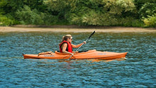 Sun Dolphin Aruba 10-Foot Sit-In Kayak with Paddle Tangerine