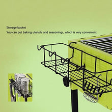 MNSSRN Portable Large Charcoal Grill for Cooking on Open Fire, Camping Accessories Cooking for Outdoor Cooking Camping Hiking Picnic