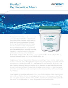 Norweco Bio-Max Dechlorination Tablets 48lb - 92% Sodium Sulfite