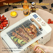 Multipurpose Hot Plate Grill Double Layer, Smokeless Electric Grill, 1000W Health BBQ Grill with Adjustable Temperature, for Outdoor Indoor Barbecue