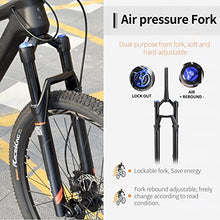 SAVADECK Carbon Fiber Mountain Bike 27.5x17 Black Blue