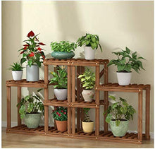 Plant Stand Shelf Indoor 8 Tier Tiered Wood Plant Flower Pots Shelves Rack Holder Stand Storage Rack Indoor Outdoor (Color : 130x25x65cm Size : Without Wheels)