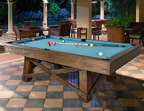 AFD Home Craftsman Ashwood Slate Top Pool Table Brown
