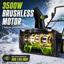 3500 W Electric Snow Blower Cordless for Patio and Walkway