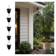 RNLFSP Customised Aluminum Rain Chain with Acorn Design, All Weather