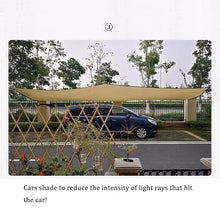 Shade Net Mesh Tarp, UV Resistant Sunblock Cloth for Garden and Outdoor Use, Provides Wind Protection and Shading for Plants and Greenhouses