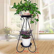 RWGOVLU Plant Stand Flower stand Plant Metal Flower Stand, European Wrought Iron Flower Stand, Multi-layer Floor Indoor Flower Stand, Round Vortex Flower Stand