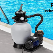 Above Ground Pool Sand Filter Pump 12-16in 1/3-1HP 2642-3962GPH 7-Way