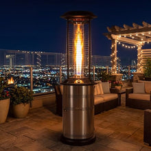 LAVA Heat Italia MILANO 6ft Commercial Premium Portable Patio Heater 36,000 BTU 360° 5 ft Heat Radius, Triple Safety, Electronic Ignition Durable Design for outdoor (Gunmetal, Liquid Propane)