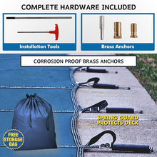 Freetime Fun Mesh Winter Pool Cover 20x40ft Blue