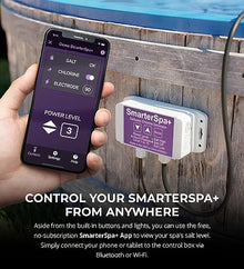 ControlOMatic Saltwater Chlorine Generator with Automatic Chlorine Detection and Mobile App for Spas Up to 2000 Gallons