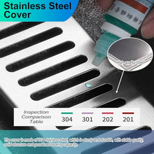 YXEDPBF 2439in Linear Drain ChannelStainless Steel Cover Removable Trench Drain System for Efficient Water Management (100x16x20cm) Ideal for Showers & Outdoor Use