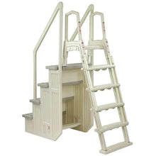 Pearl White w/Cloud Grey Steps and Flip-Up Ladder for Aqua Select