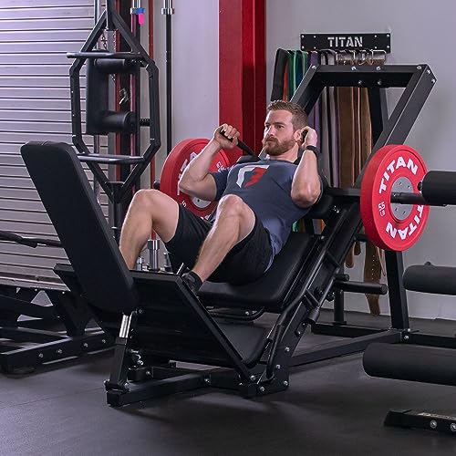 Titan Distributors Inc Plate-Loaded Leg Press & Hack Squat Machine