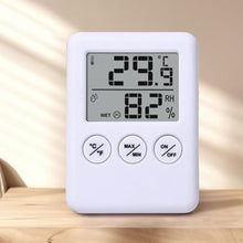 ASWRTYJO ABS Electronic Thermometer Hygrometer Indoor Kitchen Refrigerator Digital Display Watch Strap Stand