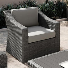 Martha Stewart Bedford Indoor/Outdoor Patio Accent Chair, Gray