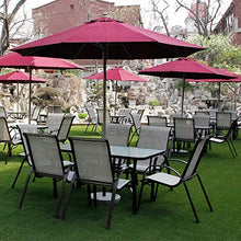 Outdoor Umbrellas 2.7 Meters Center Column Solid Wood Umbrellas Courtyard Garden Umbrellas Hotel Dining Umbrellas (Color : Pink)
