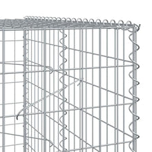 NLQMSU Gabion Basket Silver Galvanized Iron 17000 Cubic Inches