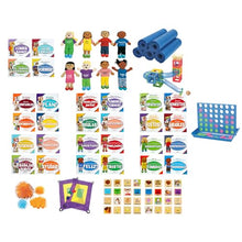 Excellerations Life Skills Spanish Complete Kit - 28 Books, 8 Dolls, 32 Blocks