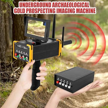 ERICAT High Definition Screen Underground Treasure Scanner, Gold Detector Metal Detector Underground Metal Scanner, Search Range 99m & Detection Depth 16m, Precise Positioning for Gold, Silver