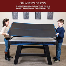 Hathaway Bandit 5-Ft Multigame Table Black