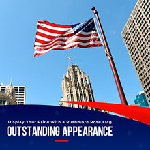 American Flags for Outside 3X5 (Pack of 10) -American Flag made in USA with Embroidered Stars and Sewn Stripes US Flag 3x5 Heavy Duty Outdoor Made in USA for High Wind- All Weather Flags