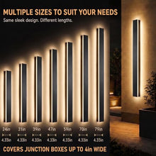 Levxhotty Modern Outdoor Wall Light 2pack 79in, 4.33in Width, Dimmable LED